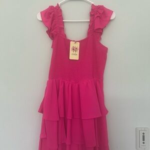 NWT Hot pink dress-like ROMPER